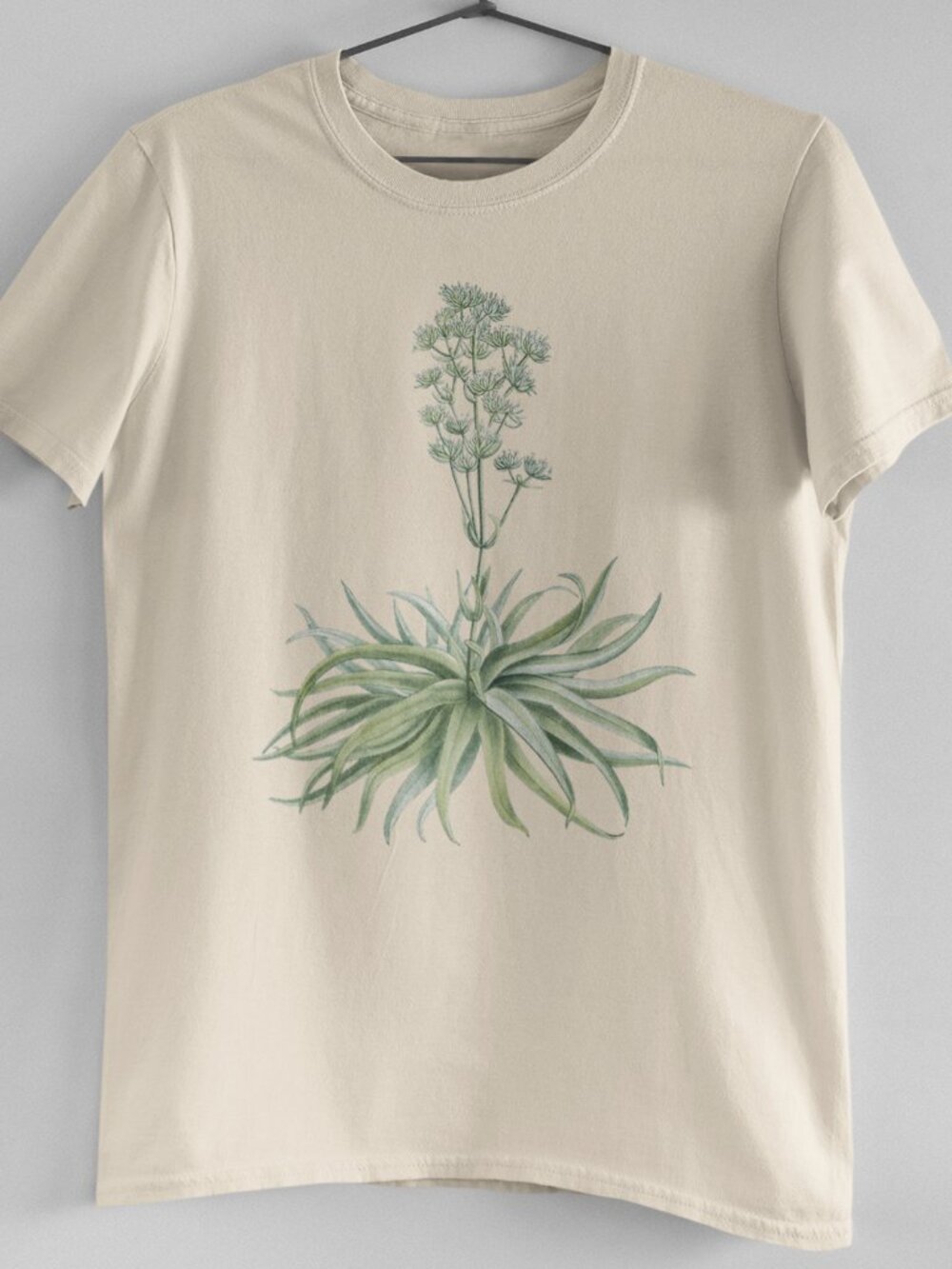 Naked-Stalked Crassula VTG Floral Print Short Sleeve Graphic Tee T-shirt S-XXL - Picture 3 of 5